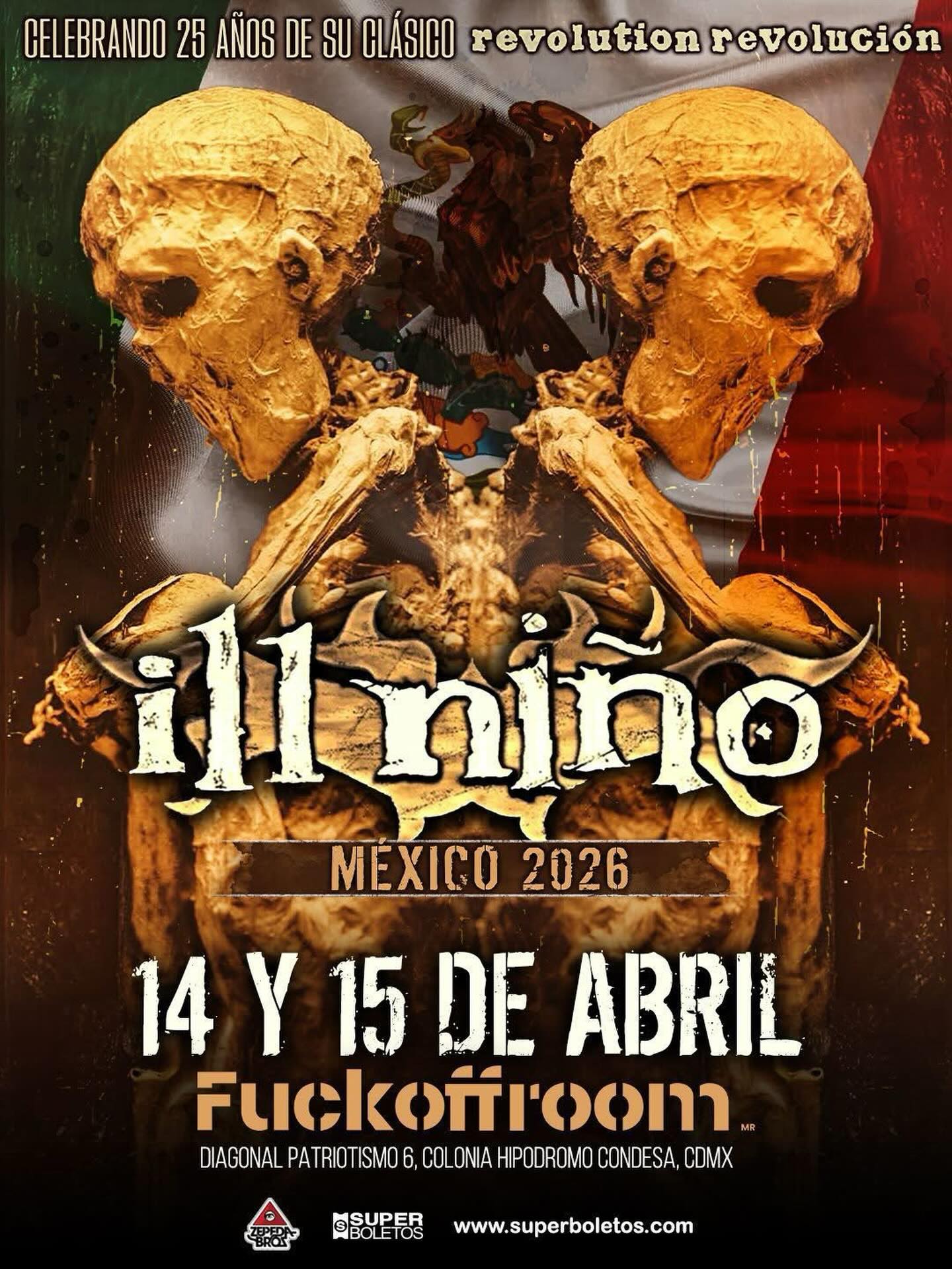 Ill Niño Tour Poster 2026
